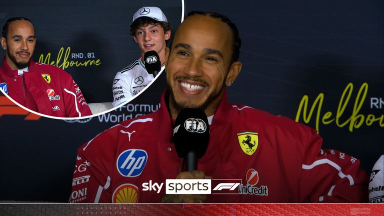 Lewis Hamilton shared a healthy exchange with Kimi Antonelli and said how happy he is for Mercedes -rookie.