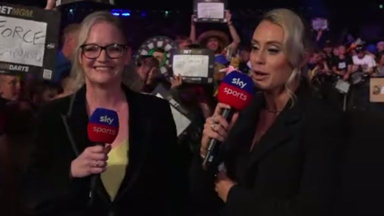 Laura Turner on Sky Sports