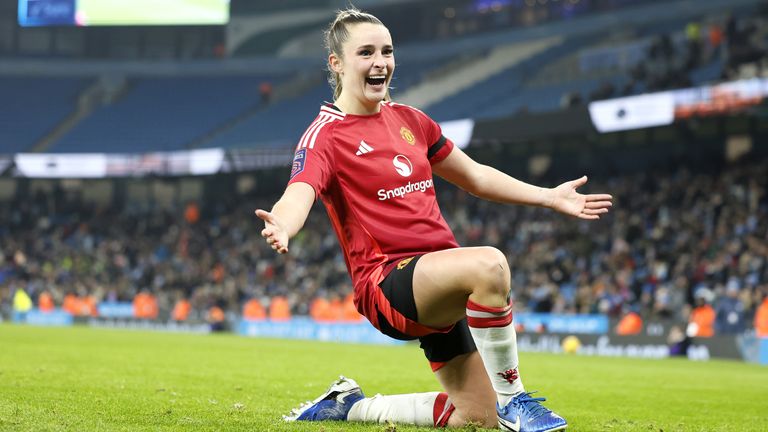 Ella Toone has scored four goals in eight WSL games this season, including a hat-trick in Manchester Derby last week
