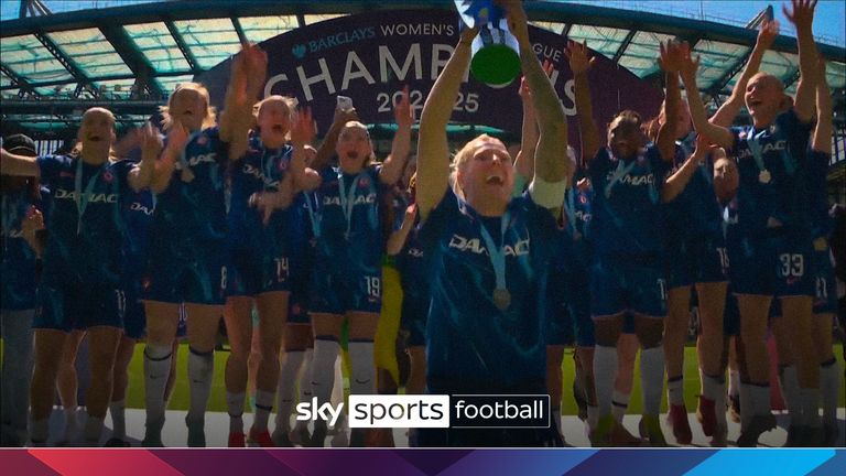 Chelsea Trophy Lift WSL 10 May 25