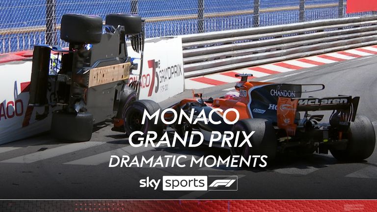 Look back on some of the most dramatic moments that have taken place on the Monaco Grand Prix.