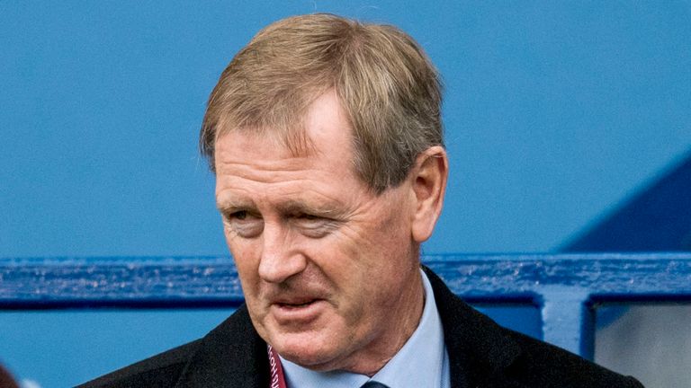 28/10/17 Ladbrokes Premiership.hearts v rangs.bt Murrayfield Stadium - Edinburgh.Rangerers Owner Dave King